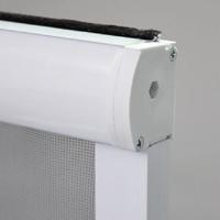 Fenetre Mosquito Net L125 x H145 cm in wit gelakt aluminium - onzichtbaar in breedte en hoogte. - thumbnail