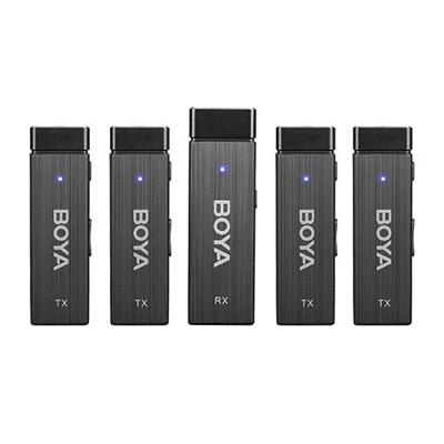 Boya Wireless microphone 1 RX-4TX TRRS-TRS