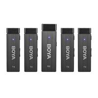 Boya Wireless microphone 1 RX-4TX TRRS-TRS - thumbnail