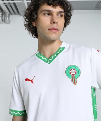Marokko Shirt Uit Senior 2025/2026 - Maat XL - Kleur: WitGroen | Soccerfanshop