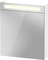 Spiegelkast Duravit No.1 Met 1 Deur Met LED Verlichting 60x14.8x70cm Links Wit - thumbnail