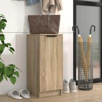 VidaXL Schoenenkast 30x35x70 cm bewerkt hout sonoma eikenkleurig - thumbnail