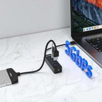 UNITEK HUB USB-A 4X USB-A 3.1, ACTIEF,10W, H1117A - thumbnail
