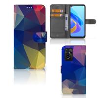 OPPO A76 | A96 | Book Case | Polygon Dark - thumbnail
