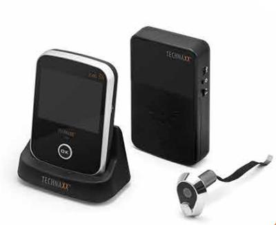 Technaxx 4648 Complete set voor Video-deurintercom Radiografisch Zwart