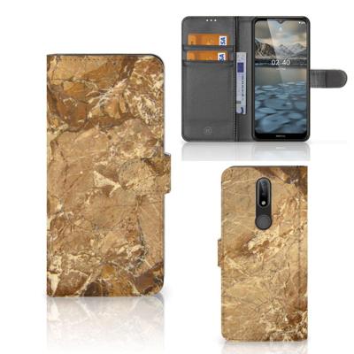 Nokia 2.4 | Bookcase | Marmer Creme