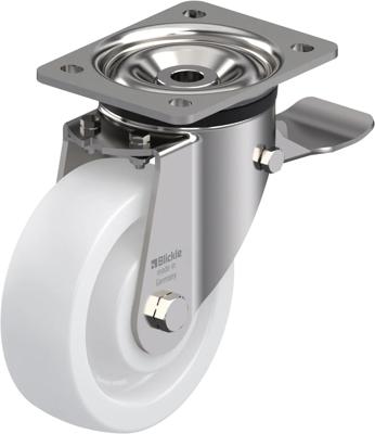 Blickle LKX-SPO 150XK-ST Zwenkwiel met rem Wieldiameter: 150 mm Draagvermogen (max.): 800 kg 1 stuk(s) Blickle LKX-SPO 150XK-ST Zwenkwiel met rem Wieldiameter: 150 mm Draagvermogen (max.): 800 kg 1 stuk(s)