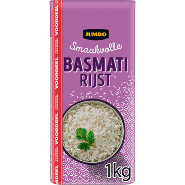 Jumbo Basmati Rijst Voordeelverpakking 1 kg