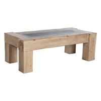 Hoofdtafel Home ESPRIT Spar Hout MDF 140 x 70 x 46 cm - thumbnail