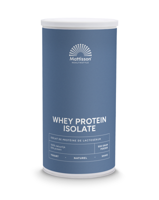 Mattisson HealthStyle Sport Wei Proteïne Poeder - Isolaat 93% Mattisson HealthStyle Sport Wei Proteïne Poeder - Isolaat 93%