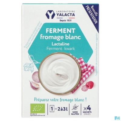 Yalacta Ferment Kwark Lactaline Bio 4x4g