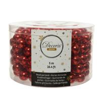 Kraalketting plc XL d1h500 cm kerstrood kerstboomversiering kerst Decoris - Decoris - thumbnail