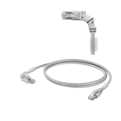 Weidmüller 2703320010 RJ45 Netwerkkabel, patchkabel CAT 6A S/FTP 1.00 m Grijs 1 stuk(s) Weidmüller 2703320010 RJ45 Netwerkkabel, patchkabel CAT 6A S/FTP 1.00 m Grijs 1 stuk(s)