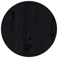 Salontafel Ø 40x60 cm massief grenenhout zwart - thumbnail