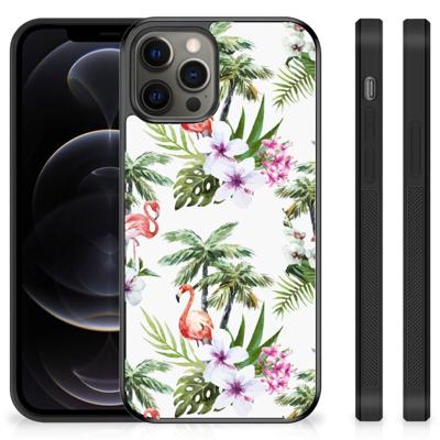 iPhone 12 Pro Max Back Cover Flamingo Palms