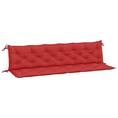 VidaXL Tuinbankkussens 2 st 200x50x7 cm oxford stof rood VidaXL Tuinbankkussens 2 st 200x50x7 cm oxford stof rood