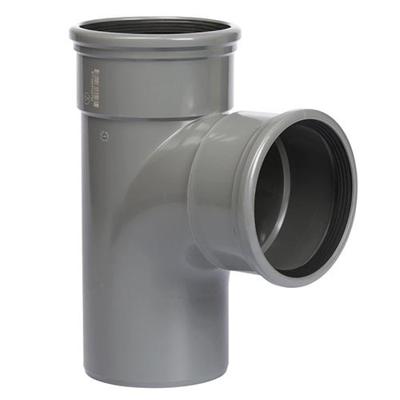 Wavin PVC T-Stuk 88° Manchetverbinding 110mm - Waterleiding Montage & Robuuste Kwaliteit