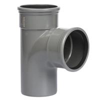 Wavin PVC T-Stuk 88° Manchetverbinding 110mm - Waterleiding Montage & Robuuste Kwaliteit - thumbnail