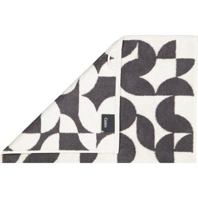 Cawö Cawo Studio gemustert 6251 Handdoek 50x100 anthrazit