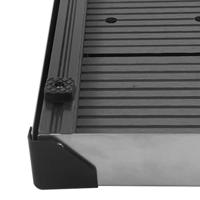 VidaXL Buitendouchebak 80x62 cm hkc roestvrij staal grijs - thumbnail