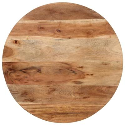 Salontafel 55x55x45 cm massief acaciahout en ijzer