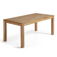 Kave Home uitschuifbare eettafel 'Isbel' eiken naturel, 140-220 x 90cm - thumbnail