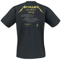 Metallica T-Shirt And Justice For All Tracks Black Size S - thumbnail