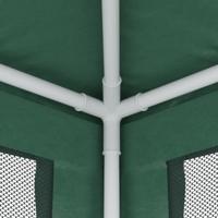 Partytent met 4 mesh zijwanden 2x2 m HDPE groen - thumbnail