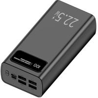 Powerbank LEOTEC LEPOW30W22K Zwart 30000 mAh - thumbnail