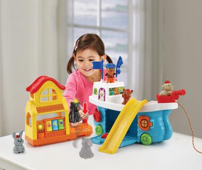 VTech Zoef Zoef Dierenboot + Licht en Geluid VTech Zoef Zoef Dierenboot + Licht en Geluid