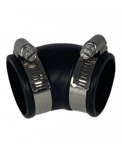 Air Aqua Flexibele Rubber Bocht 45° - Weerbestendige 50mm Vijververbinding, Universeel & Duurzaam Air Aqua Flexibele Rubber Bocht 45° - Weerbestendige 50mm Vijververbinding, Universeel & Duurzaam