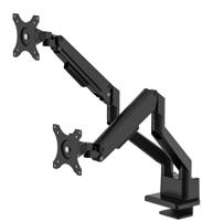 Neomounts ds70-250bl2 desk monitor arm, clamp/grommet, 17" - 35", 100x100 mm, height adjust - thumbnail