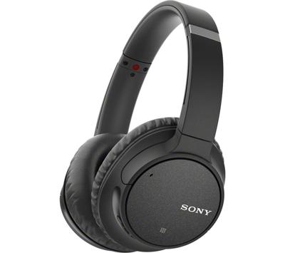 Sony WH-CH700N Draadloze Noise Cancelling Hoofdtelefoon, Bluetooth, Snellaadfunctie, NFC, met Microfoon, Zwart