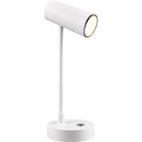 LED Bureaulamp 2.5W - Dimbaar & Kleurinstelbaar - Mat Wit Kunststof - thumbnail