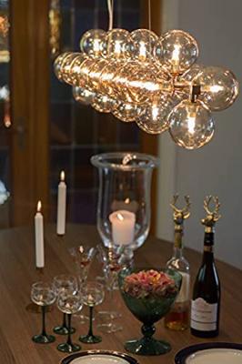 By Rydéns HanglampSplendor amber glas 124cm - 4200960-5503