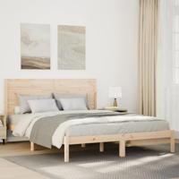 Bedframe extra lang zonder matras massief hout 140x220 cm - thumbnail