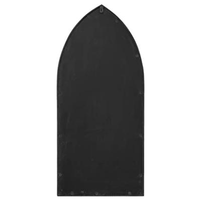 Tuinspiegel 70x30 cm ijzer zwart - thumbnail