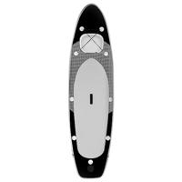 Stand Up Paddleboardset opblaasbaar 360x81x10 cm zwart - thumbnail