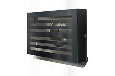 PREMIUM LINE design gevelkap -BETA- Ø150mm - terugslagklep - ZWART RAL7021 PREMIUM LINE design gevelkap -BETA- Ø150mm - terugslagklep - ZWART RAL7021