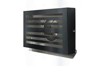 PREMIUM LINE design gevelkap -BETA- Ø125mm - terugslagklep - ZWART RAL7021 - thumbnail