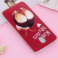 Voor Galaxy J7 (2017) (EU versie) Noctilucent IMD Letters hond patroon zachte TPU achterzijde geval beschermer - thumbnail