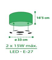 Dalber Kinderkamer plafondlampFootball - 41736 - thumbnail