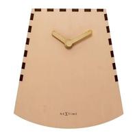 NeXtime NE-5207RZ Tafelklok Rocky 19.5x18x8.8 Cm Hout Zalm - thumbnail