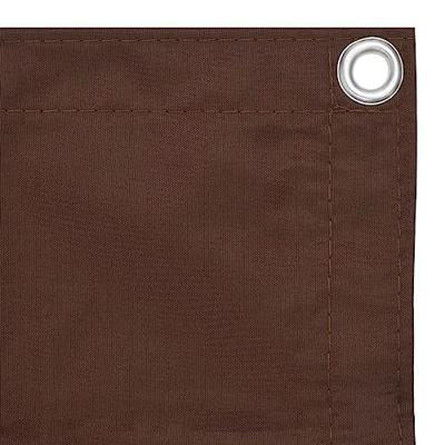 VidaXL Balkonscherm 75x500 cm oxford stof bruin