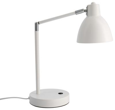 HEMA Bureaulamp Met USB Poort Wit