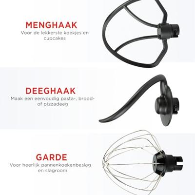 Classic Kitchen Chef 4,5L - Keukenmachine - Zwart