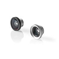 Set Cameralenzen - Gebruikt voor: Smartphone/Tablet - 3-in-1 - Type lens: Brede Hoek/Macro/Visoog - Schroef en Plug - thumbnail