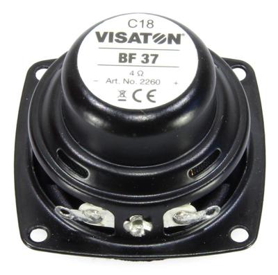 Visaton BF 37 - 4 Ohm 1.5 inch 3.7 cm Breedband-luidspreker 5 W 4 Ω Zwart Visaton BF 37 - 4 Ohm 1.5 inch 3.7 cm Breedband-luidspreker 5 W 4 Ω Zwart