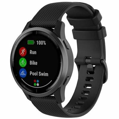 Garmin Forerunner 970 / 570 (47mm) / 255 - Sportband met motief - Zwart Garmin Forerunner 970 / 570 (47mm) / 255 - Sportband met motief - Zwart