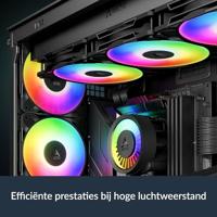 Arctic P12 Pro PWM PST A-RGB Black 3-pack - thumbnail